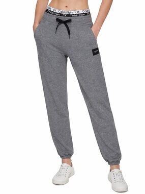 Calvin Klein Women’s Heather Gray Drawstring Joggers